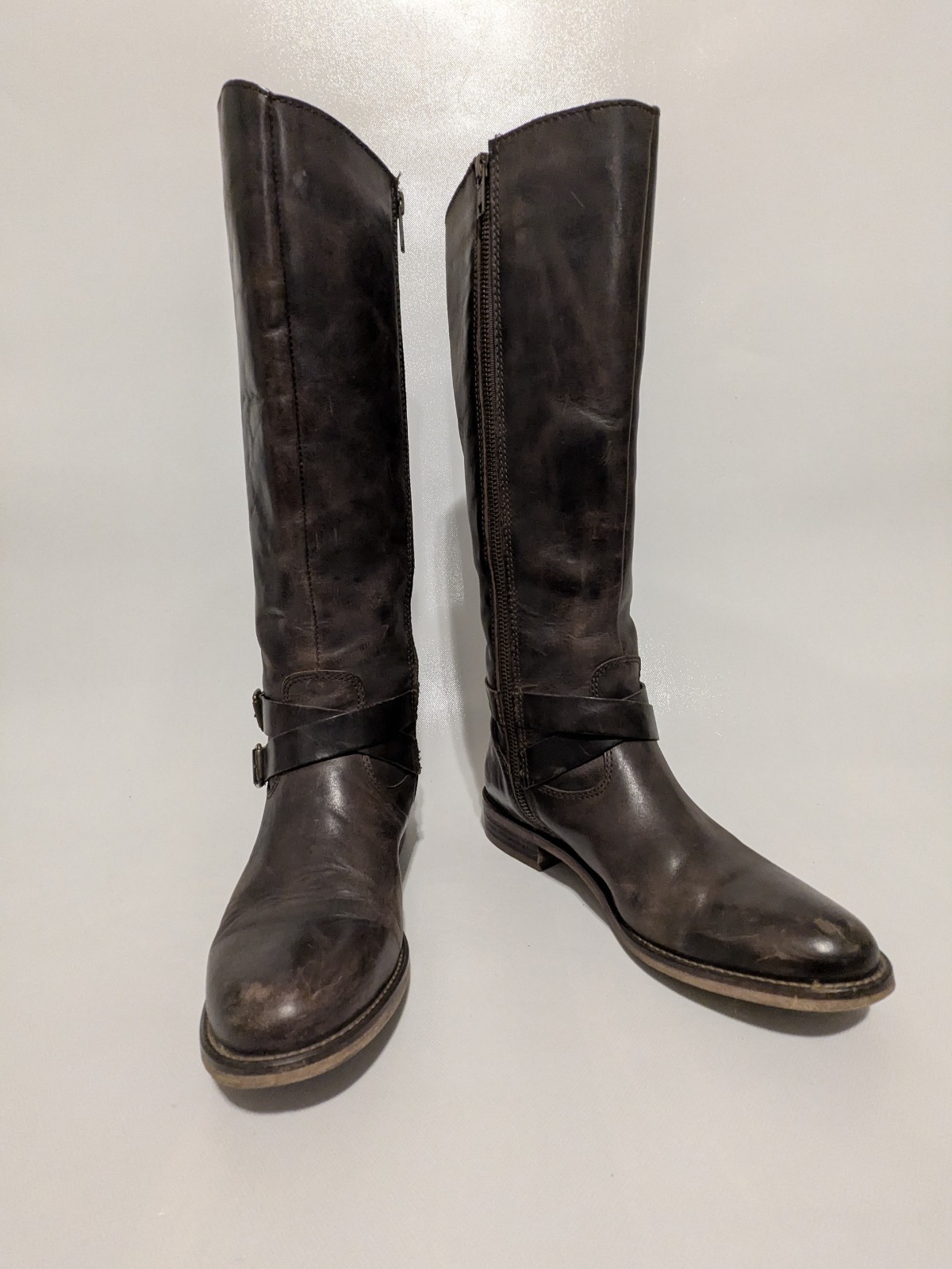 HINGE Nordstrom Womans Devin Brown Leather Knee High Riding Boots Primal Chic HINGE Nordstrom Womans Devin Brown Leather Knee High Riding Boots Primal Chic