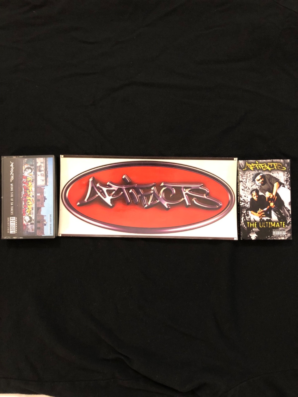 Artifacts hiphop rare vintage sticker & cassette tapes Artifacts hiphop rare vintage sticker & cassette tapes