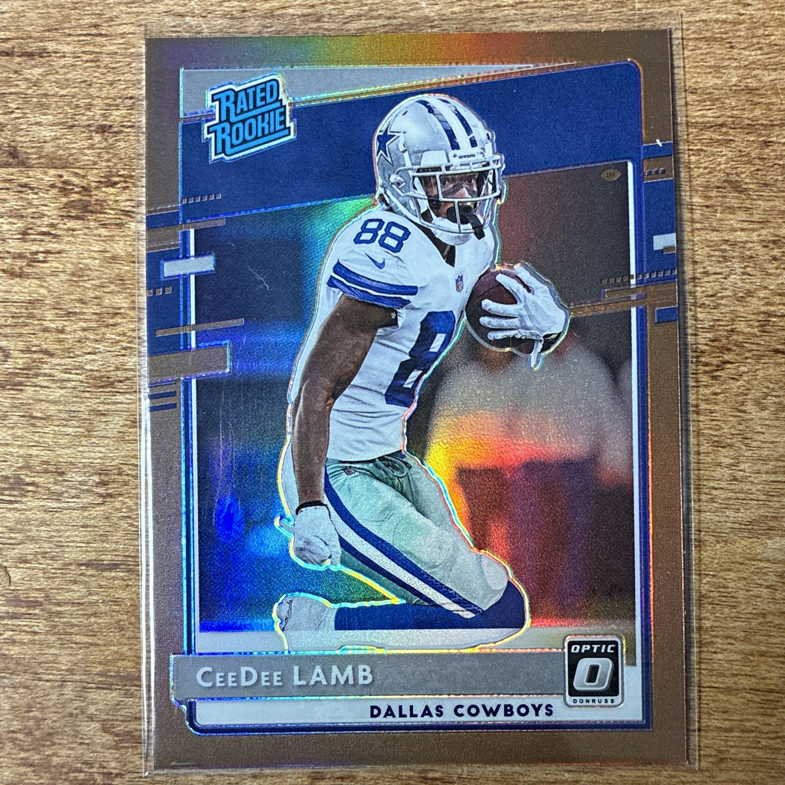 Panini 2020 Donruss Optic Rated Rookies CeeDee Lamb #156 Bronze Prizm RC Panini 2020 Donruss Optic Rated Rookies CeeDee Lamb #156 Bronze Prizm RC