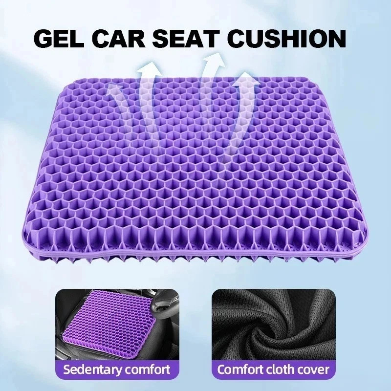 Gel Seat Cushion Breathable Honeycomb Office Car Chair Cushion