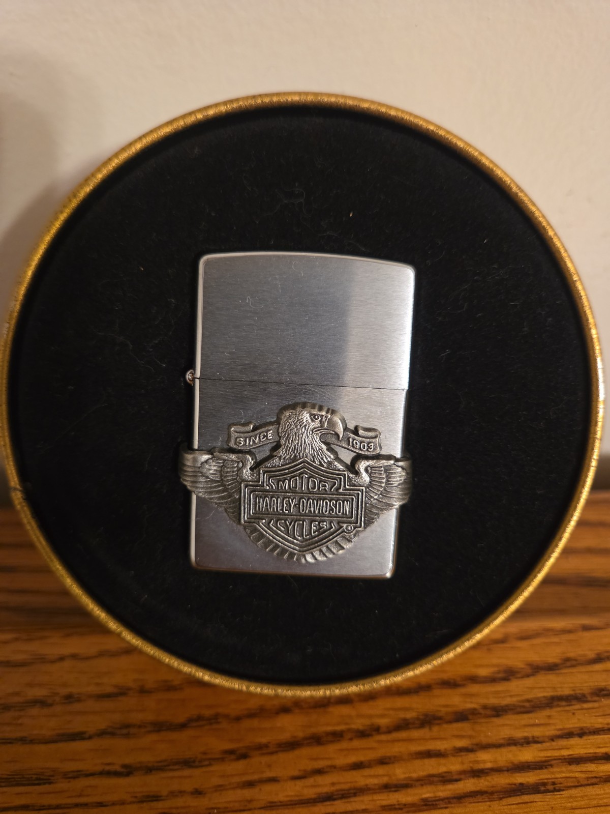 Vintage NOS Harley Davidson Zippo Lighter