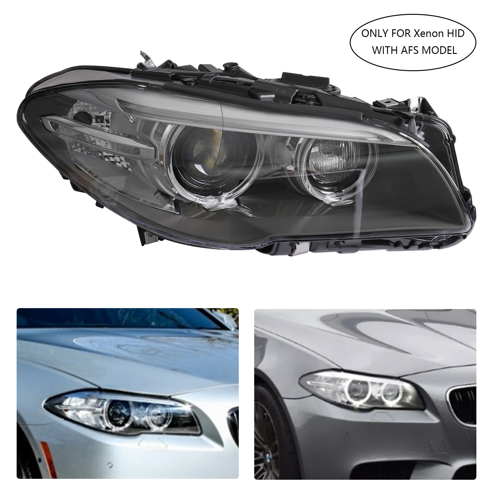 For 2014-2016 BMW 5 Series F10 F18 Xenon/HID Headlight Adaptive AFS Passenger RH