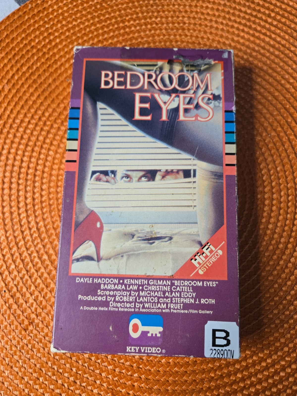 Bedroom Eyes (1986) VHS Key Video CBS/Fox Thriller Horror Tested Bedroom Eyes (1986) VHS Key Video CBS/Fox Thriller Horror Tested