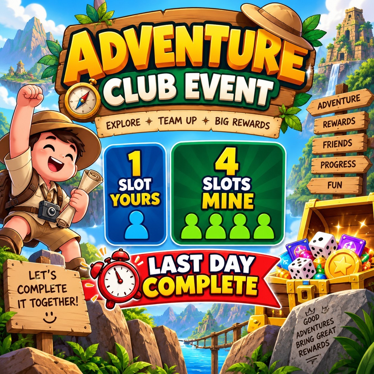Monopoly Go Mummy Adventures Club Event Full Carry :-(ur 1 acc and 4 ours) Monopoly Go Mummy Adventures Club Event Full Carry :-(ur 1 acc and 4 ours)
