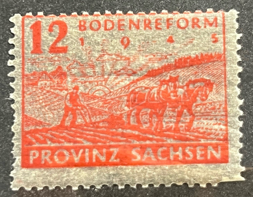 Travelstamps: 1946 Germany Saxony Stamps Mi 91 Sc #13N16 Pelure Paper - MNH OG Travelstamps: 1946 Germany Saxony Stamps Mi 91 Sc #13N16 Pelure Paper - MNH OG