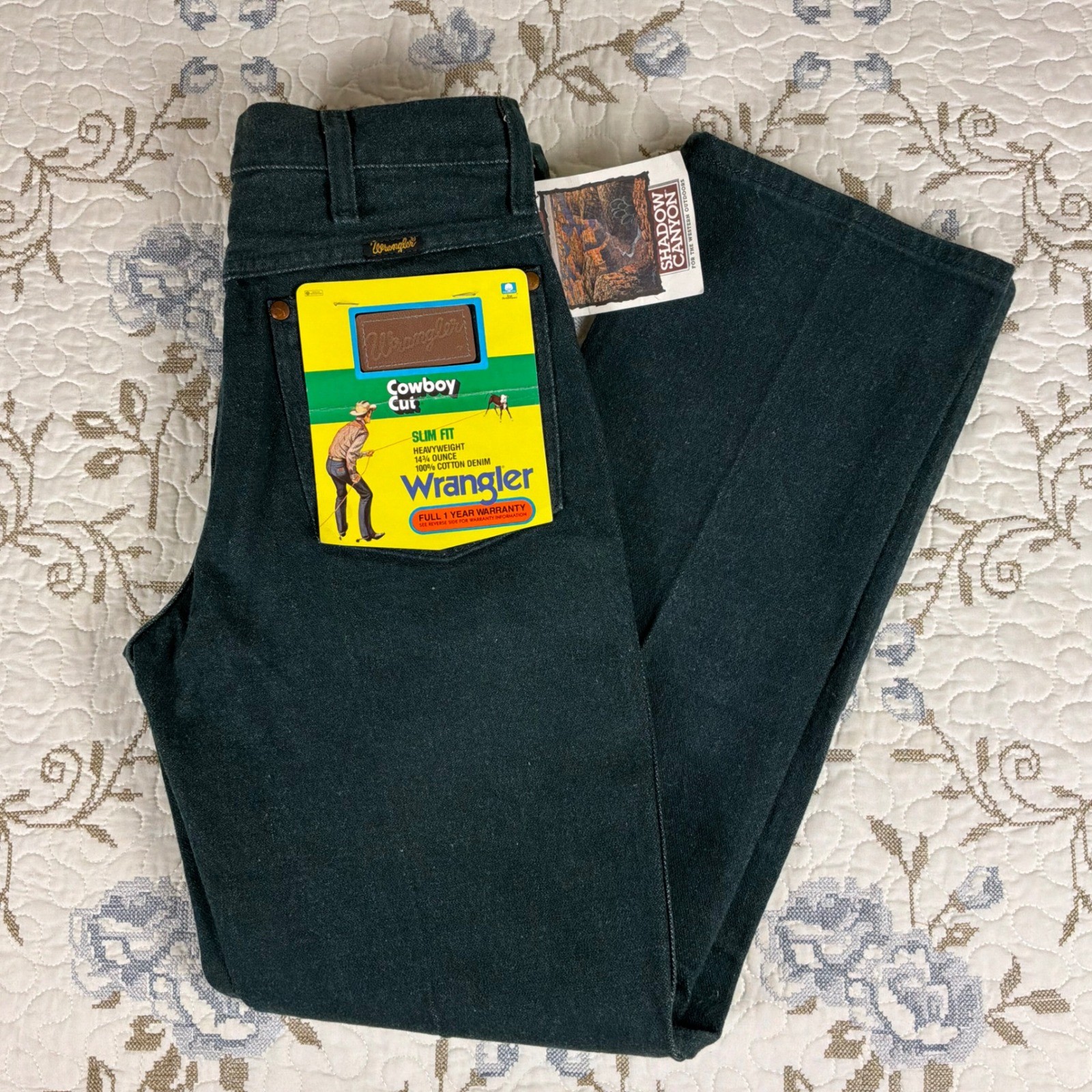 Vintage Wrangler Cowboy Cut Slim Fit Jeans 29x30 USA Made Deadstock Western Vintage Wrangler Cowboy Cut Slim Fit Jeans 29x30 USA Made Deadstock Western