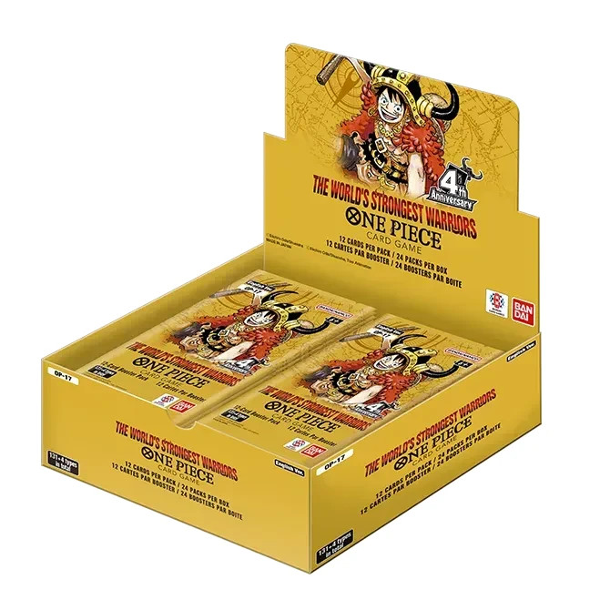 One Piece: The World\'s Strongest Warriors (OP-17) Booster Box One Piece: The World\'s Strongest Warriors (OP-17) Booster Box