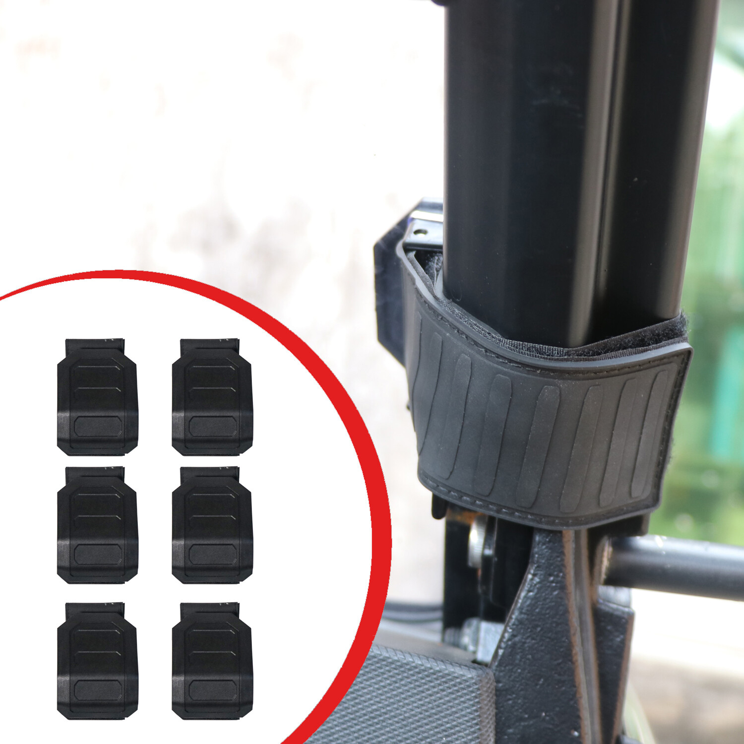 6X UTV Windshield Clips Straps For strike Massimo msu Coleman Cub Cadet Bennche