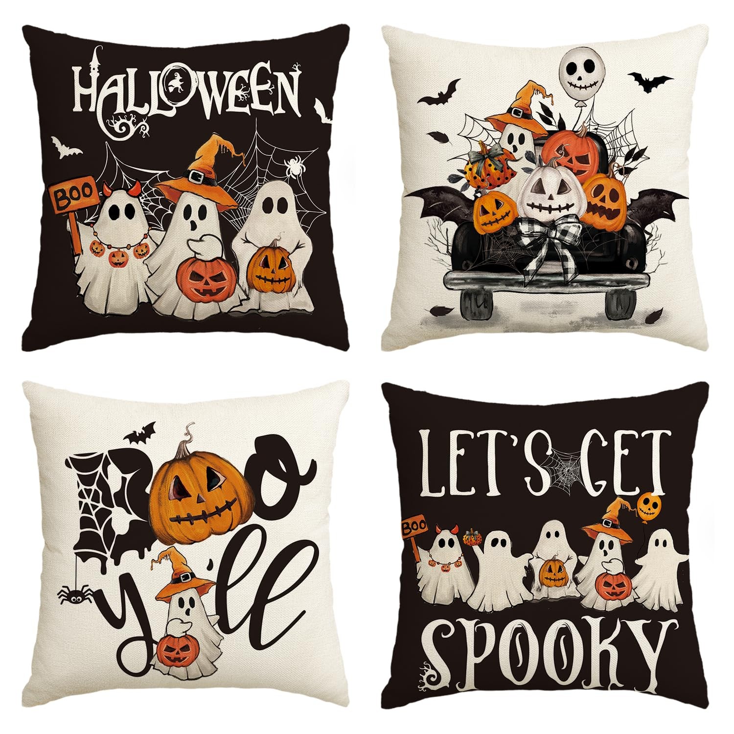 AVOIN colorlife Halloween Ghost Boo Y\'all Car 18\