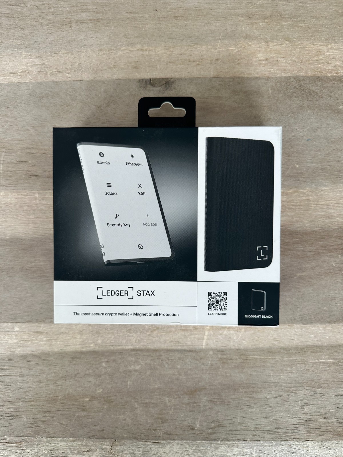 Ledger - Stax Crypto Hardware Wallet with Folio - Curved E Ink Touch Screen