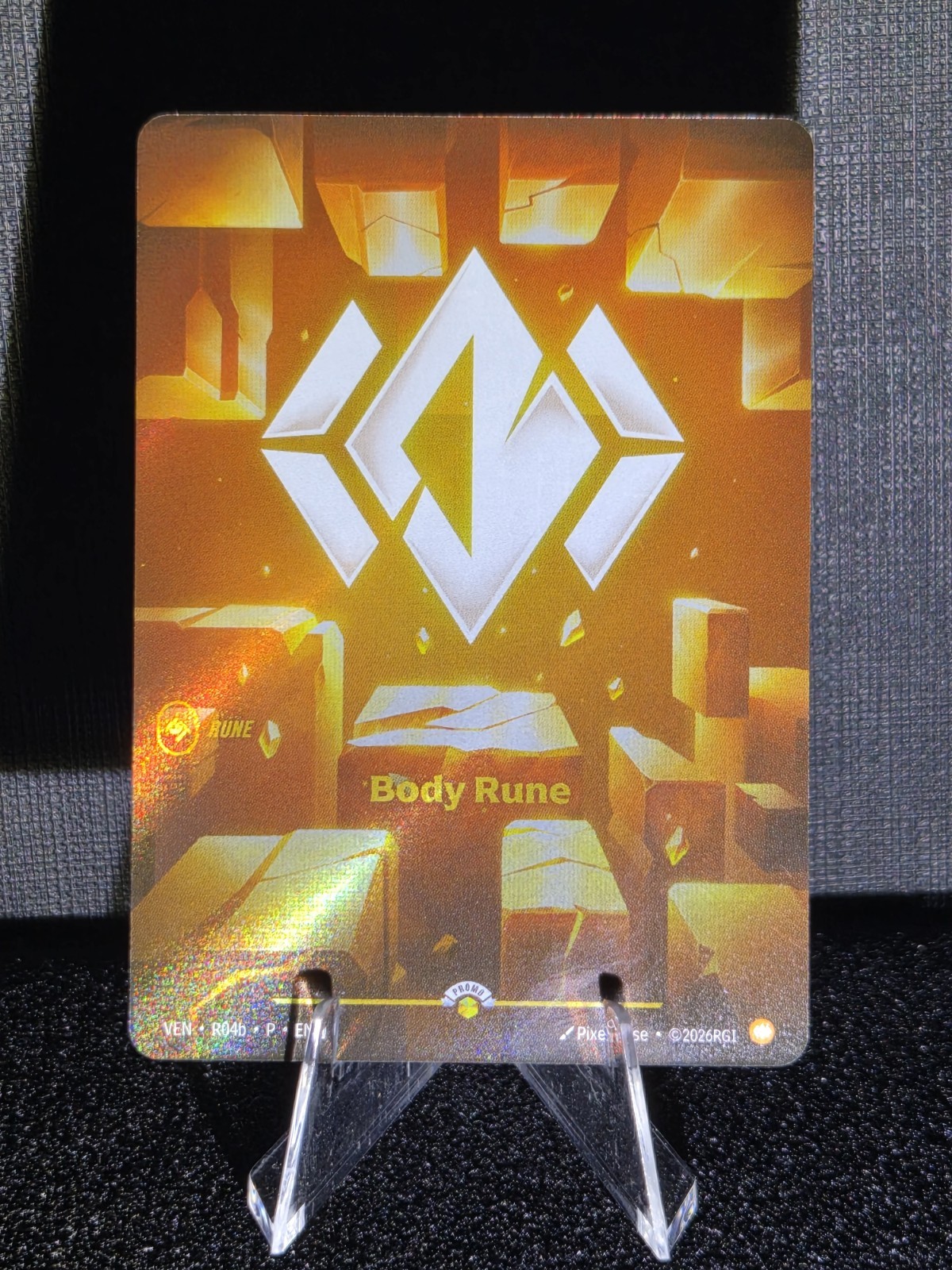 League of Legends Body Rune Collectible Card Rune Holo R04b English 2026 League of Legends Body Rune Collectible Card Rune Holo R04b English 2026