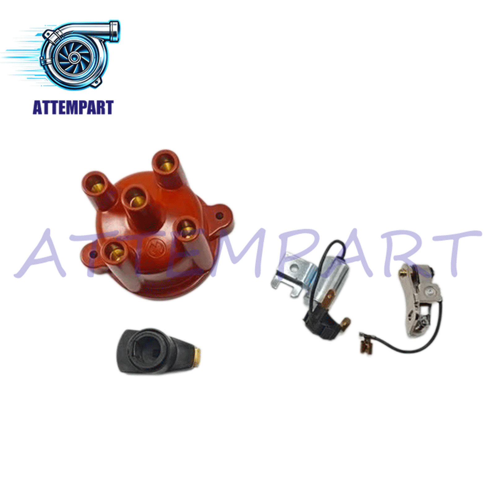 Fits Volvo Penta 4Cylinder Tune Up Kit Points Condenser Rotor Cap AQ125 841263