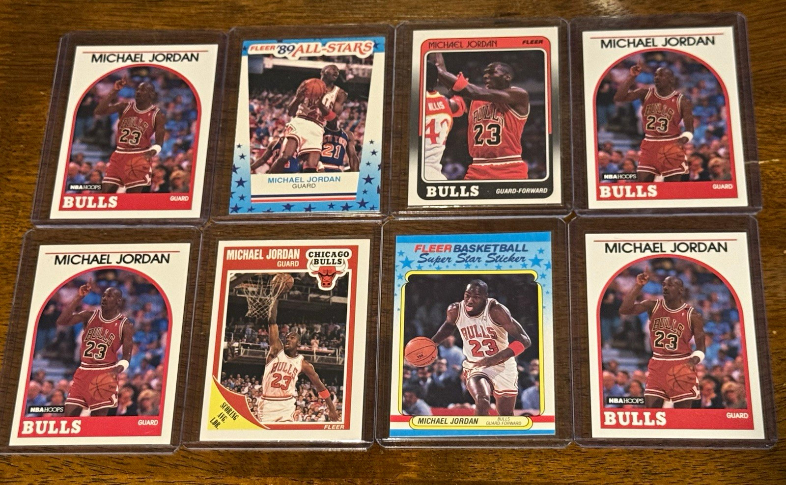 Vintage 1988 and 1989 Michael Jordan Lot Fantastic lot…at least NEAR MINT/MINT