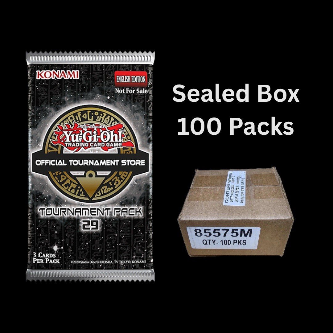 Yugioh OTS Tournament Pack 29 OP29 FACTORY SEALED CASE BOX of 100 Sealed Packs