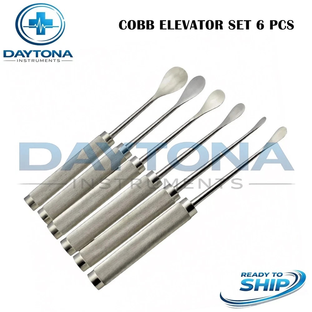 Cobb Elevator Set 6 Pcs - Best Orthopedic Spine Surgical Elevators Instruments