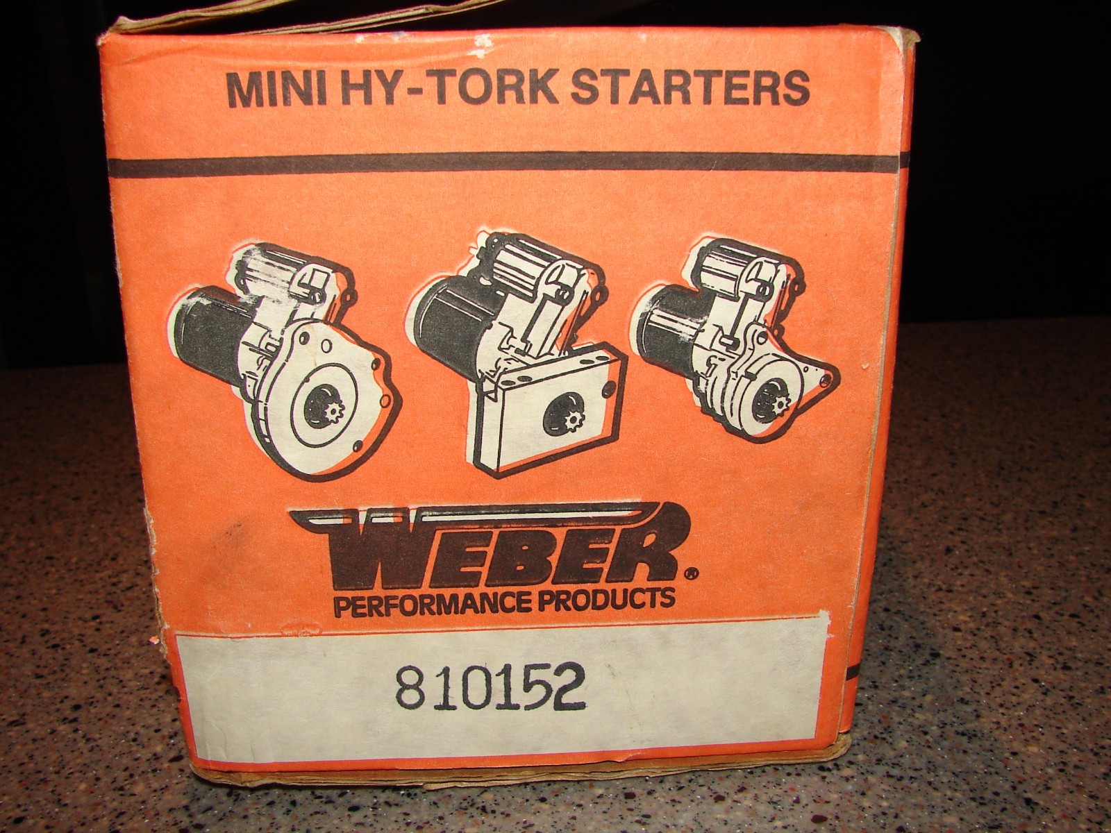 Vintage NOS Weber Mini HY-Tork Starter 810152 High Performance Product W/Box