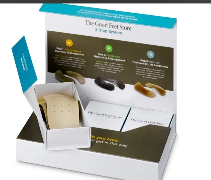 The Good Feet Store Arch Supports 3 step complete system