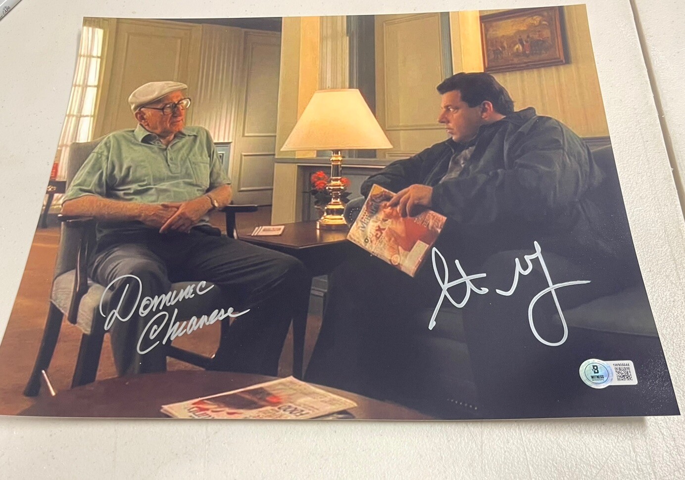 STEVE SCHIRRIPA & DOMINIC CHIANESE DUAL Signed Sopranos 11x14 Auto Photo Beckett STEVE SCHIRRIPA & DOMINIC CHIANESE DUAL Signed Sopranos 11x14 Auto Photo Beckett