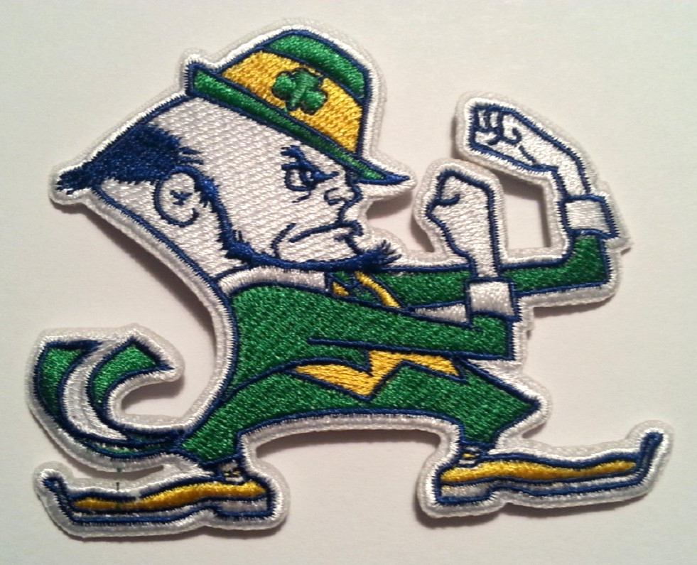 Notre Dame Fighting Irish ND~Embroidered PATCH~3 1/2 Notre Dame Fighting Irish ND~Embroidered PATCH~3 1/2