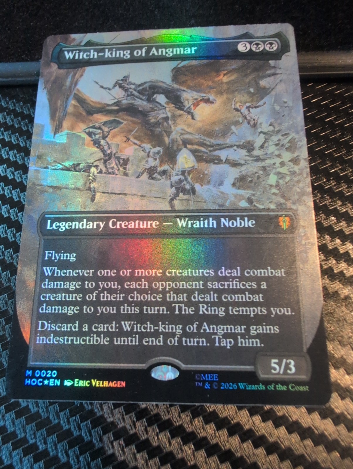 Witch-king of Angmar (Borderless) The Hobbit: Eternal-Legal Foil