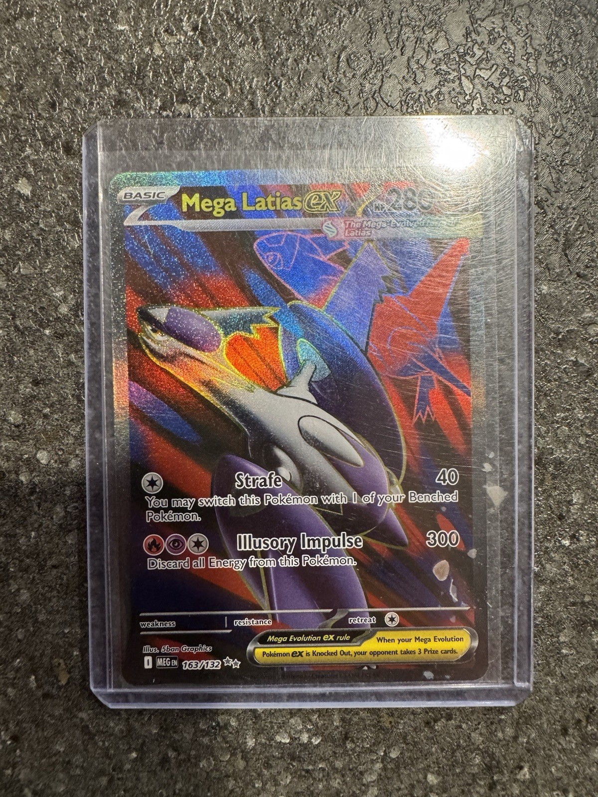 Mega Latias ex Holo Ultra Rare ME01: Mega Evolution 163/132 NM