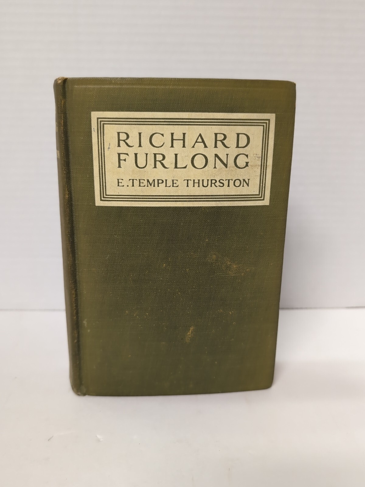 Richard Furlong by E. Temple Thurston HC 1913 Appleton