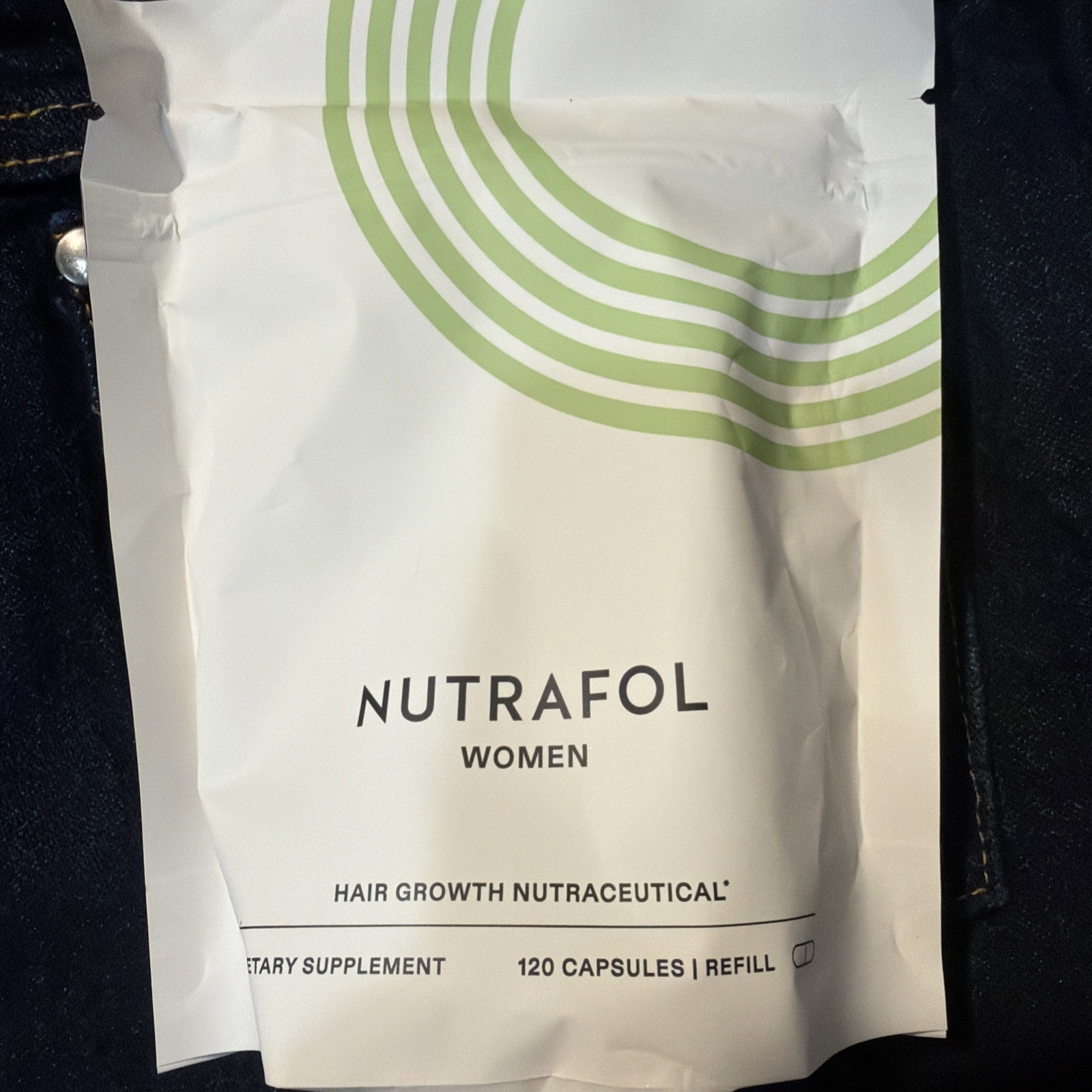 Authentic Nutrafol Women\'s Thinning Hairloss Capsule x120 - 6/27 Refill Bag Authentic Nutrafol Women\'s Thinning Hairloss Capsule x120 - 6/27 Refill Bag
