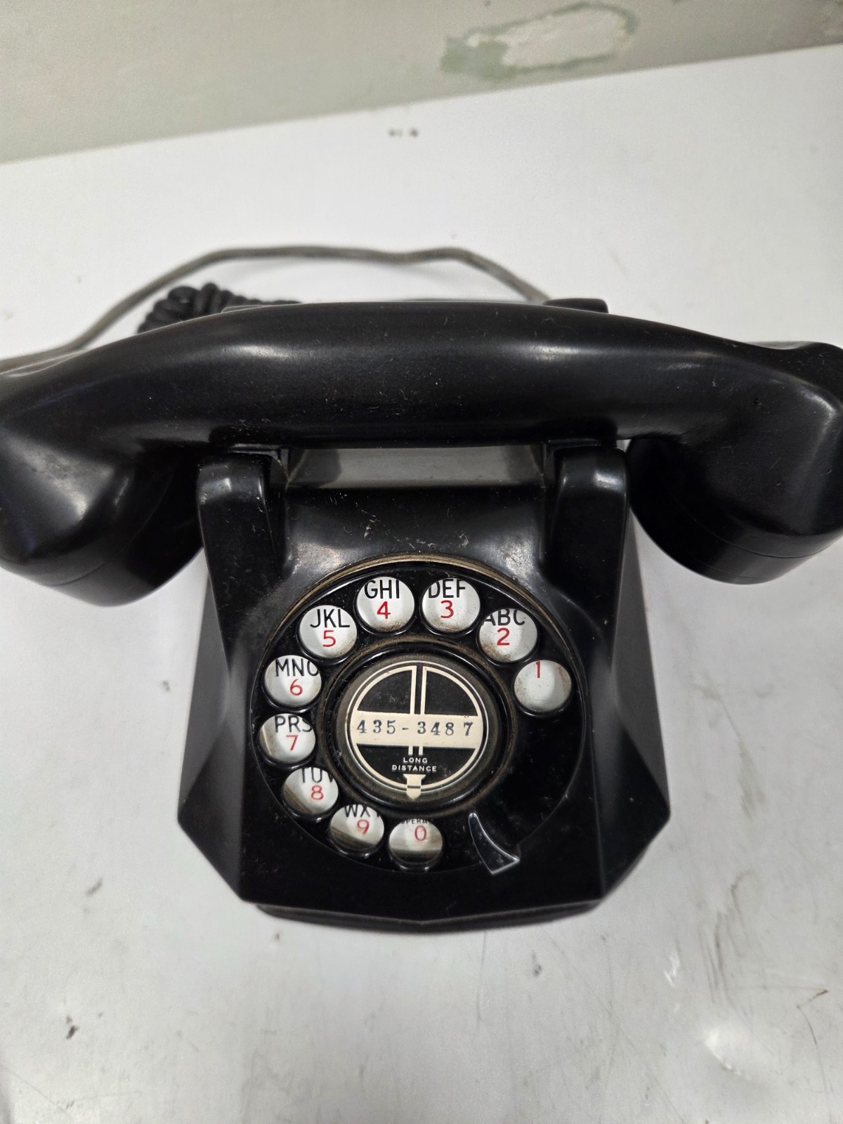 Vtg 1940s Made in USA Monophone Bakelite Rotary Dial Desk Telephone Vtg 1940s Made in USA Monophone Bakelite Rotary Dial Desk Telephone