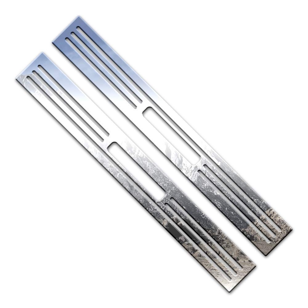 2pc. Luxury FX Stainless Door Sill w/Tread Cutouts for 2002-06 Ford Thunderbird