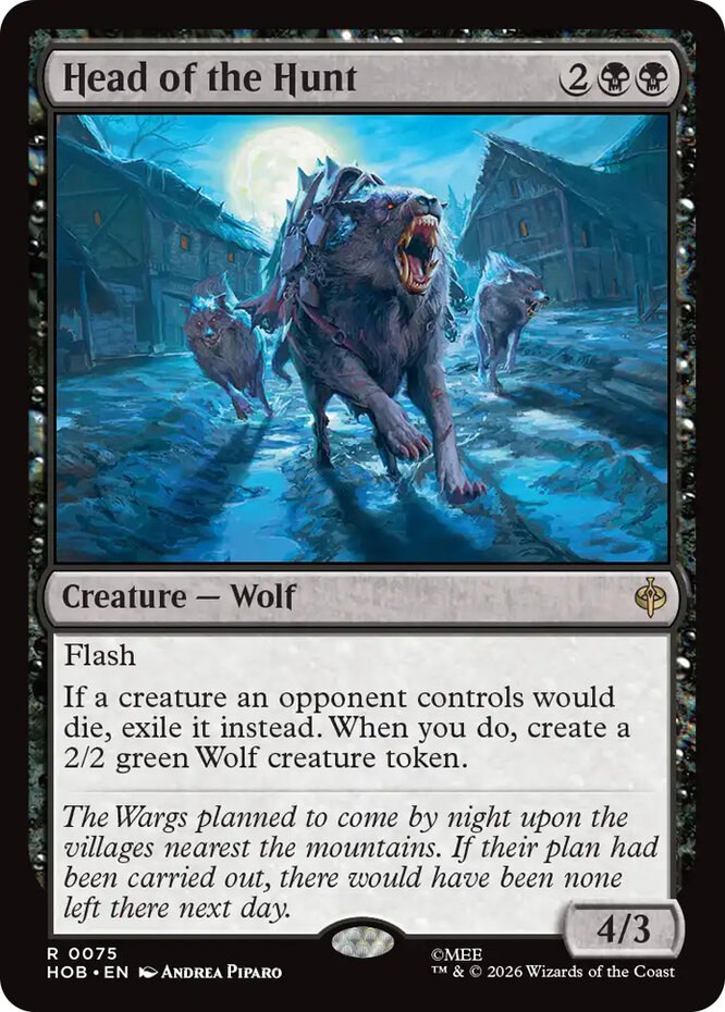 x1 Head of the Hunt R MTG The Hobbit M/NM, English x1 Head of the Hunt R MTG The Hobbit M/NM, English