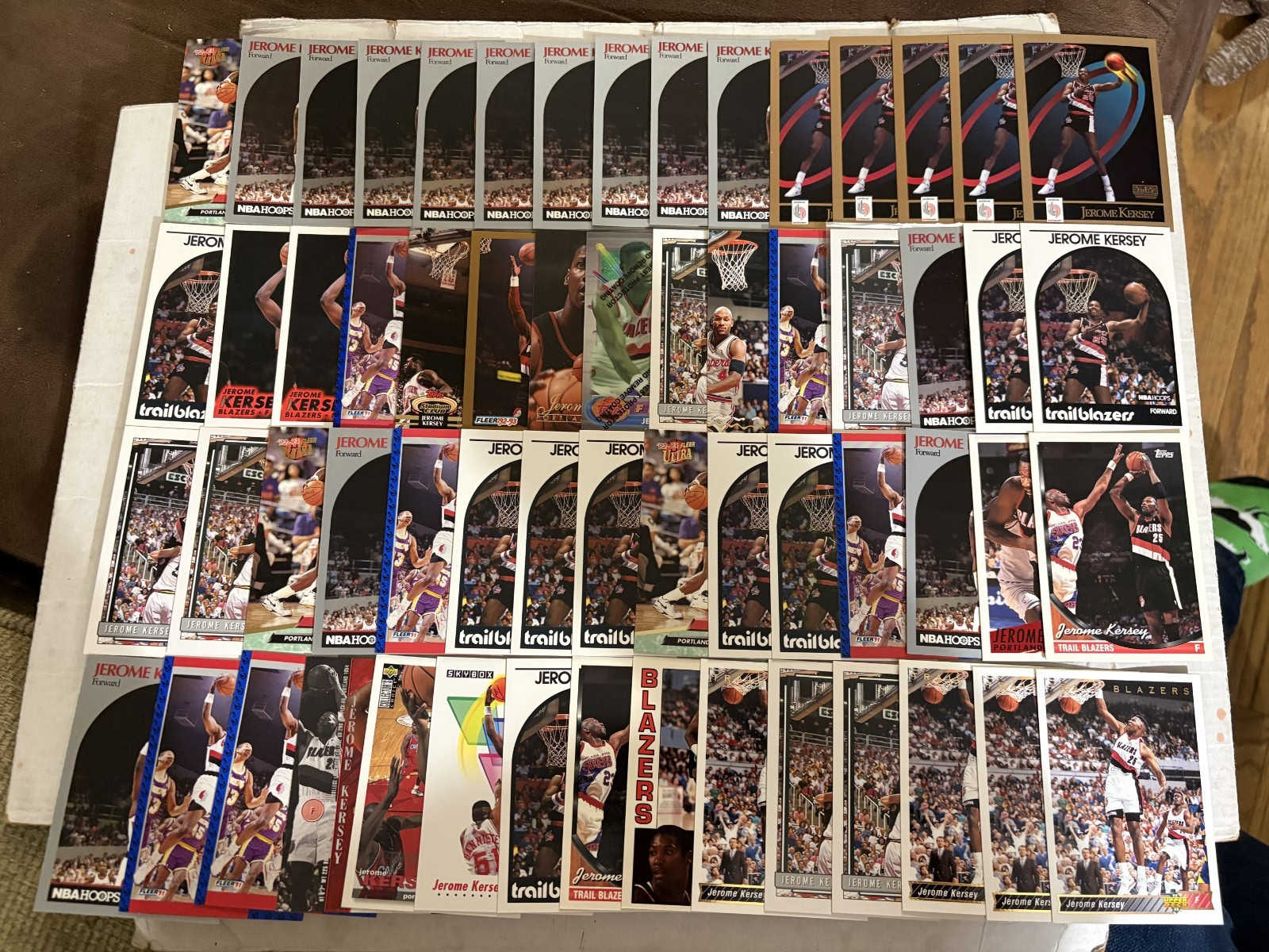 (160) Jerome Kersey NBA Basketball Cards Base Trail Blazers Lot Collection (160) Jerome Kersey NBA Basketball Cards Base Trail Blazers Lot Collection