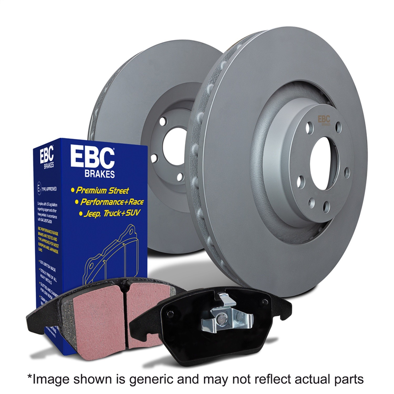 EBC for S20 Kits Ultimax Pads and RK Rotors (2 Axle Kits) S20K1082
