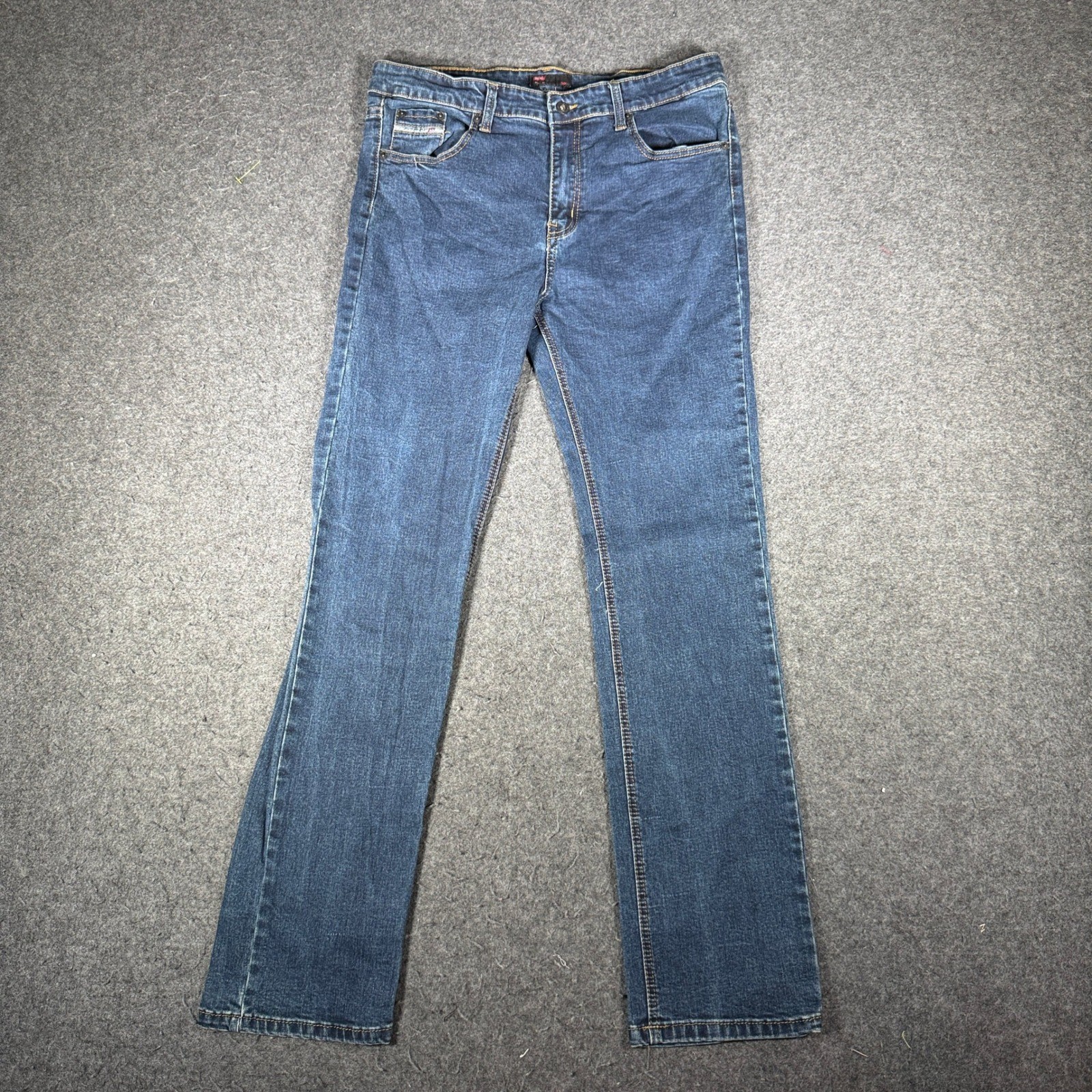 Diesel Industry Mens Blue Straight Leg Denim Jeans Size 36 Made in Italy 13223 Diesel Industry Mens Blue Straight Leg Denim Jeans Size 36 Made in Italy 13223