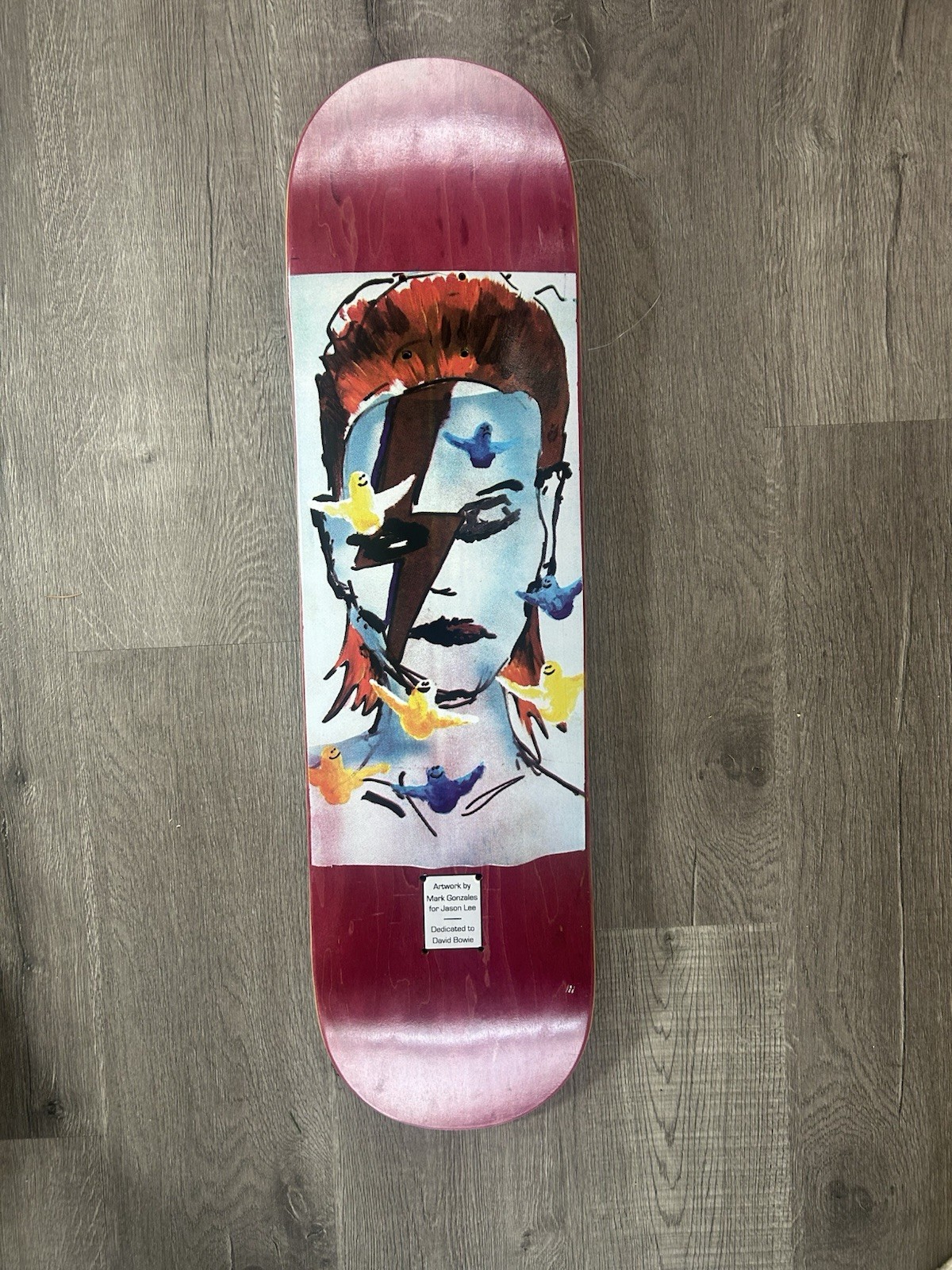 Jason Lee Prime Wood David Bowie Tribute Deck Krooked Mark Gonzales 8.25 New