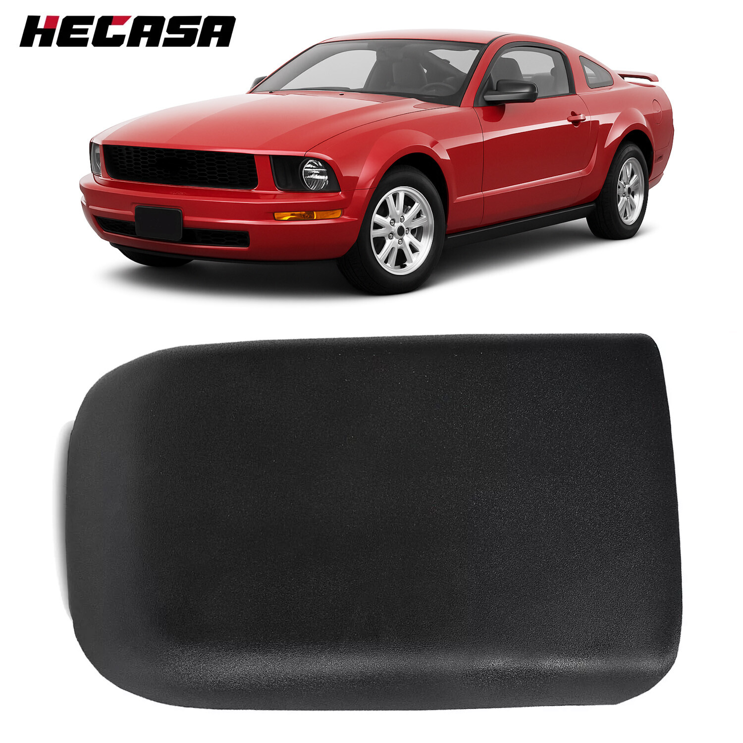 For 2005-09 Ford Mustang Black Center Console Arm rest Lid Cover 5R3Z6306024AAC For 2005-09 Ford Mustang Black Center Console Arm rest Lid Cover 5R3Z6306024AAC