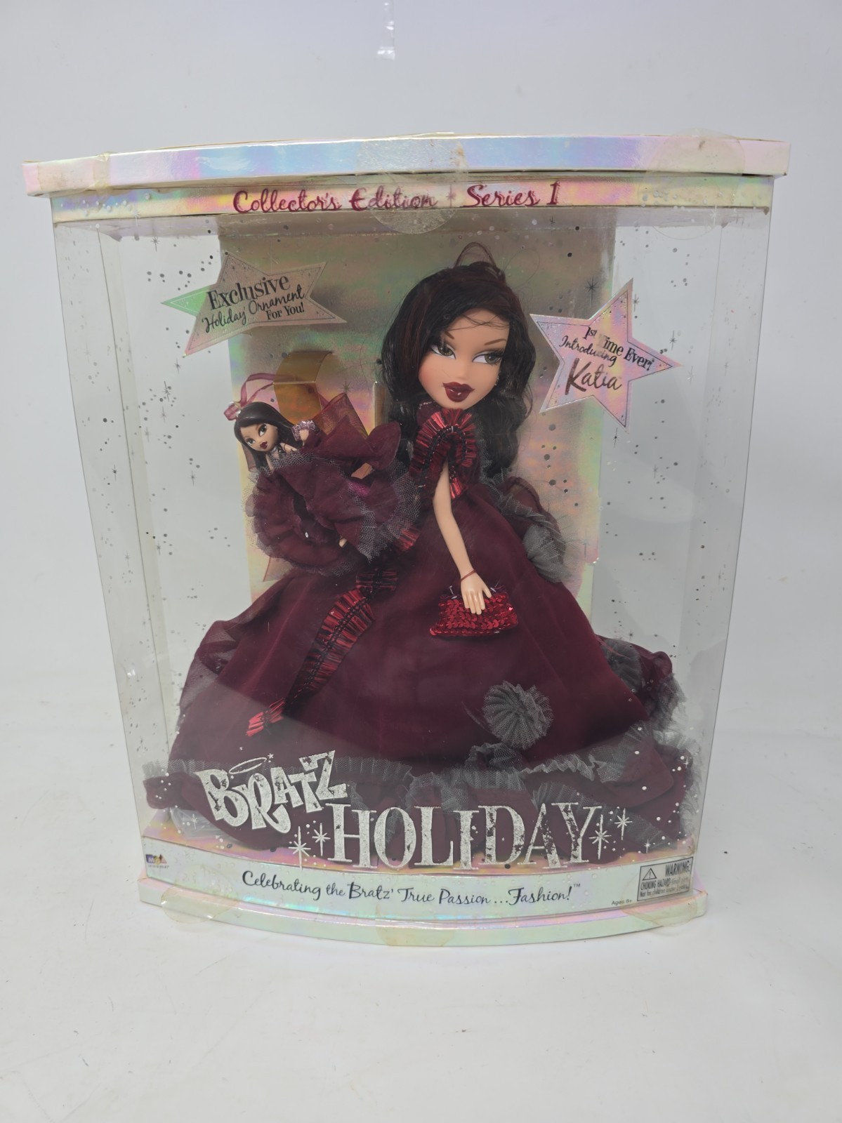Vintage Bratz Series 1 Holiday Katia Doll NIB 1st Edition Exclusive Ornament