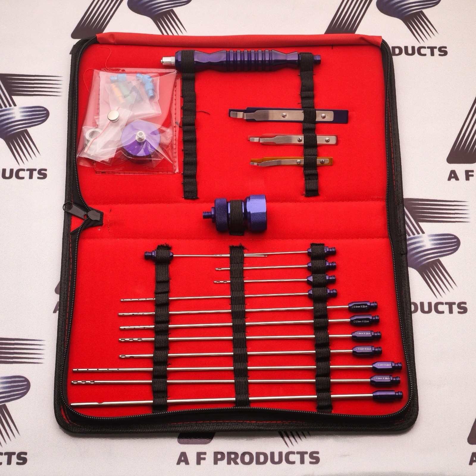 Lipo Cannula Set 27PCS Stainless Steel Fat Transfer-Grafting Surgical Instrument