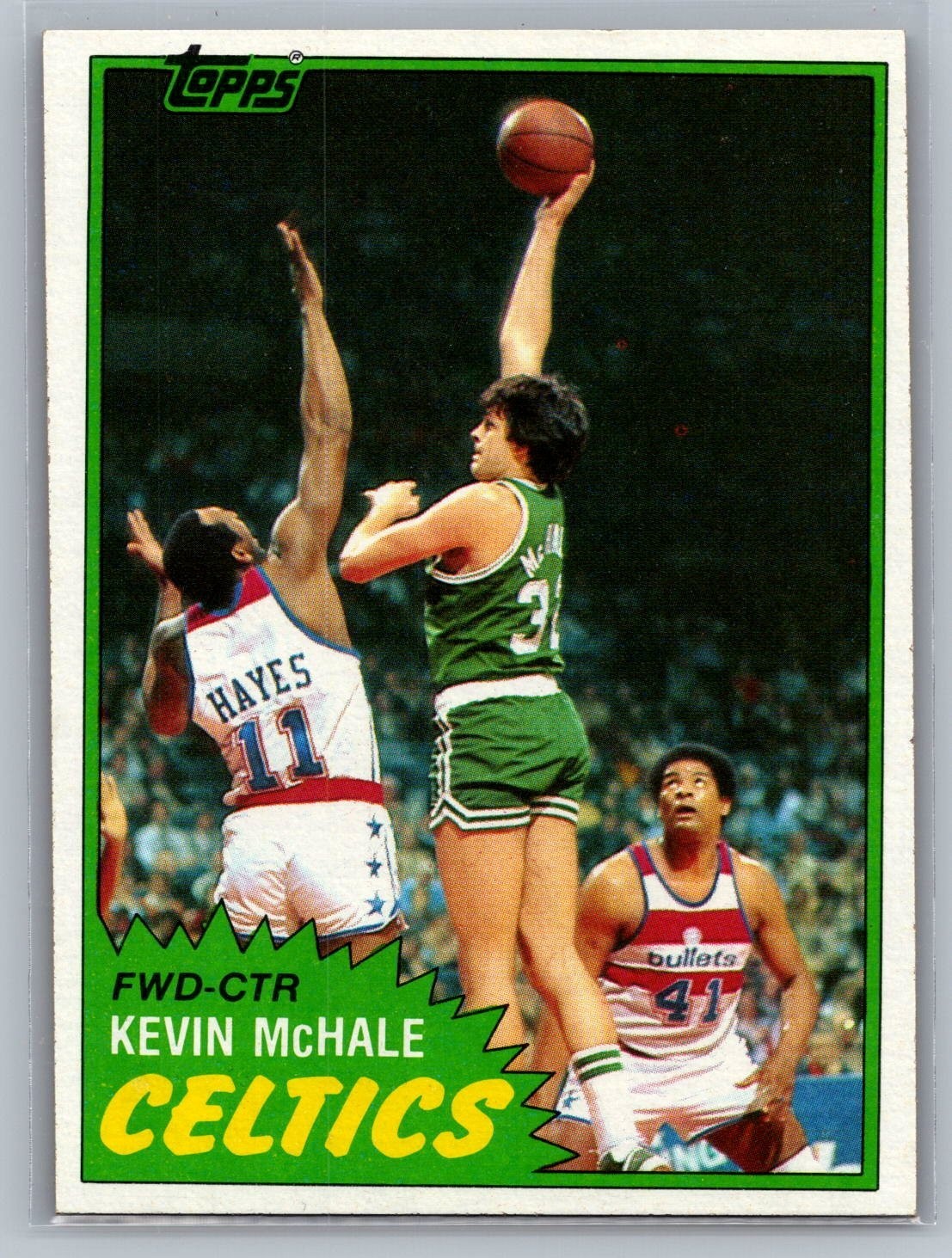 1981-82 Topps - Kevin McHale #75E (RC) - HOF EX-MT *TEXCARDS*