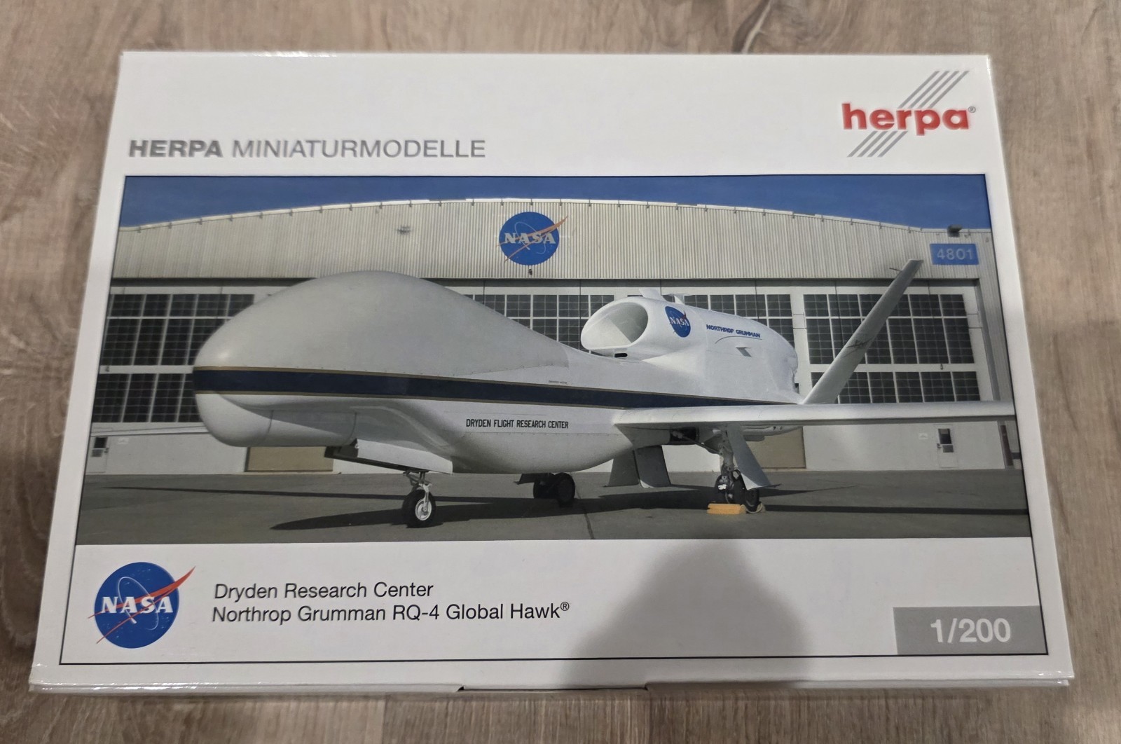 herpa 1:200 NASA Northro Grumman RQ-4 Global Hawk 