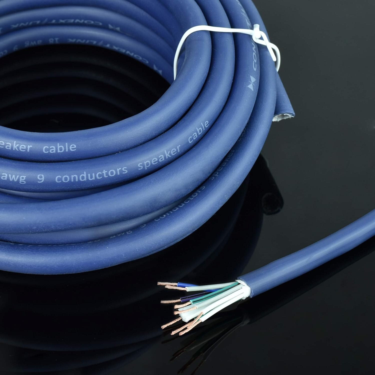 9 Conductors Blue Speed Wire 20 foot Primary Wire Speaker Cable 18 AWG 9 Conductors Blue Speed Wire 20 foot Primary Wire Speaker Cable 18 AWG