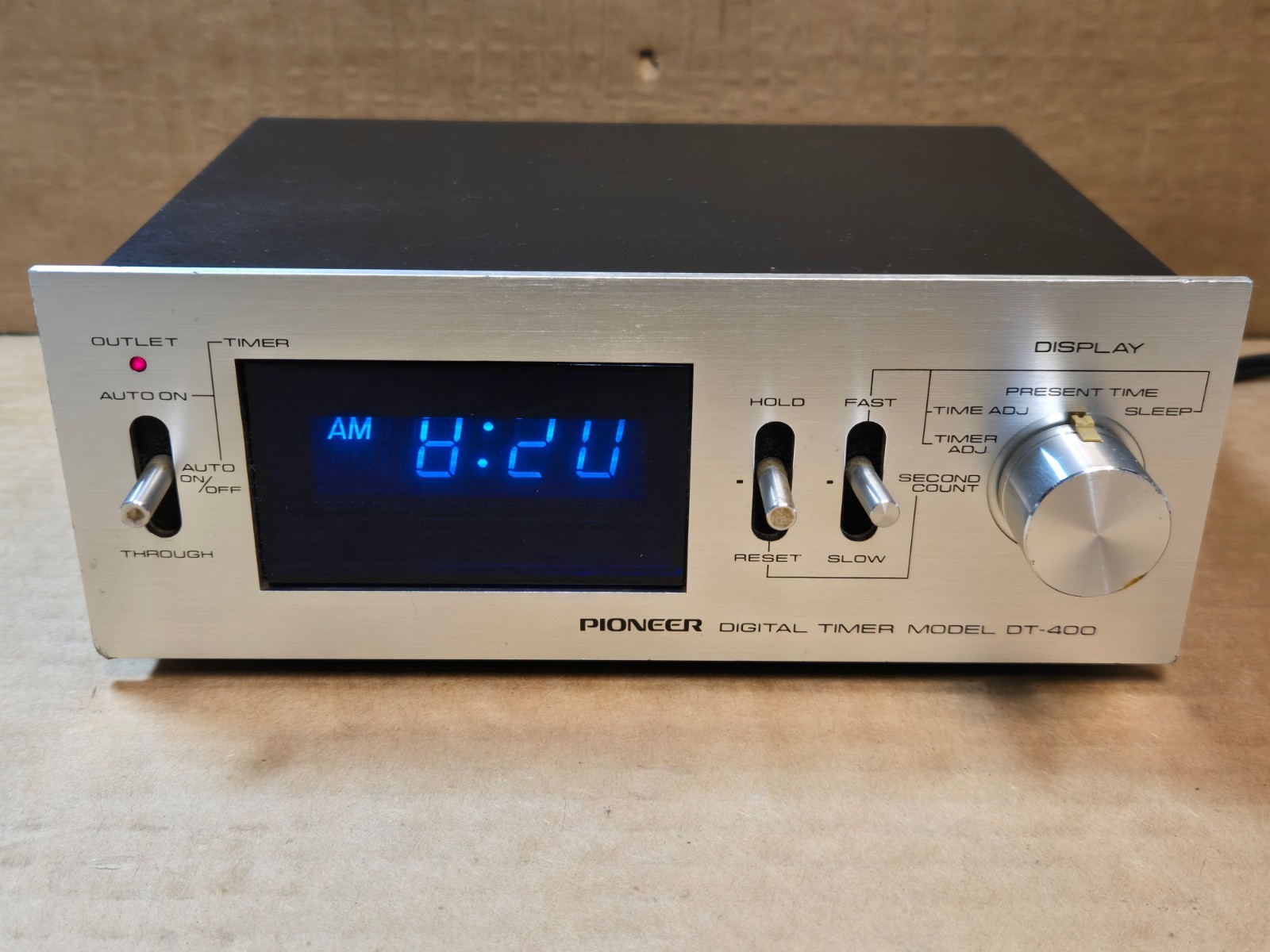 Pioneer DT-400 Digital Timer - Audio Control - Blue LED Light - Clean Working