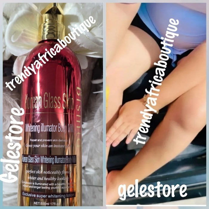 Bismid Korea GLASS SKIN Whitening Illuminator Body Milk. 500ml X 1👌 Bismid Korea GLASS SKIN Whitening Illuminator Body Milk. 500ml X 1👌