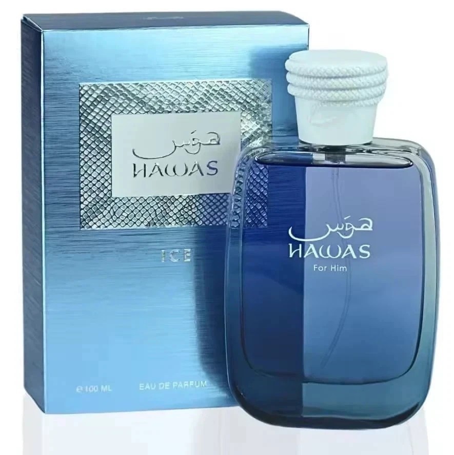 Rasasi Hawas Ice for Men Eau de Parfum Spray 3.38 Oz / 100 ml