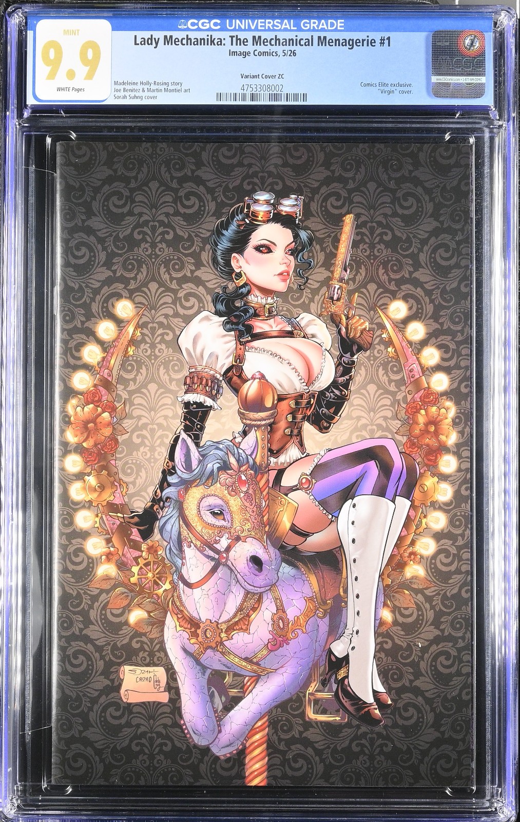 🔥🔥🔥 Lady Mechanika: Mechanical Menagerie #1 Sung Variant CGC 9.9 Ltd 300 🔥🔥🔥 Lady Mechanika: Mechanical Menagerie #1 Sung Variant CGC 9.9 Ltd 300