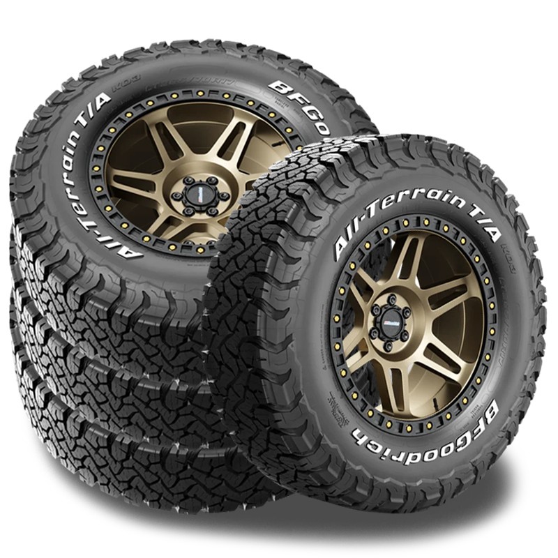 4 BFGoodrich All Terrain T/A KO3 RWL 265/70R17 123/120S 50K Mi Warranty 10 PLY 4 BFGoodrich All Terrain T/A KO3 RWL 265/70R17 123/120S 50K Mi Warranty 10 PLY