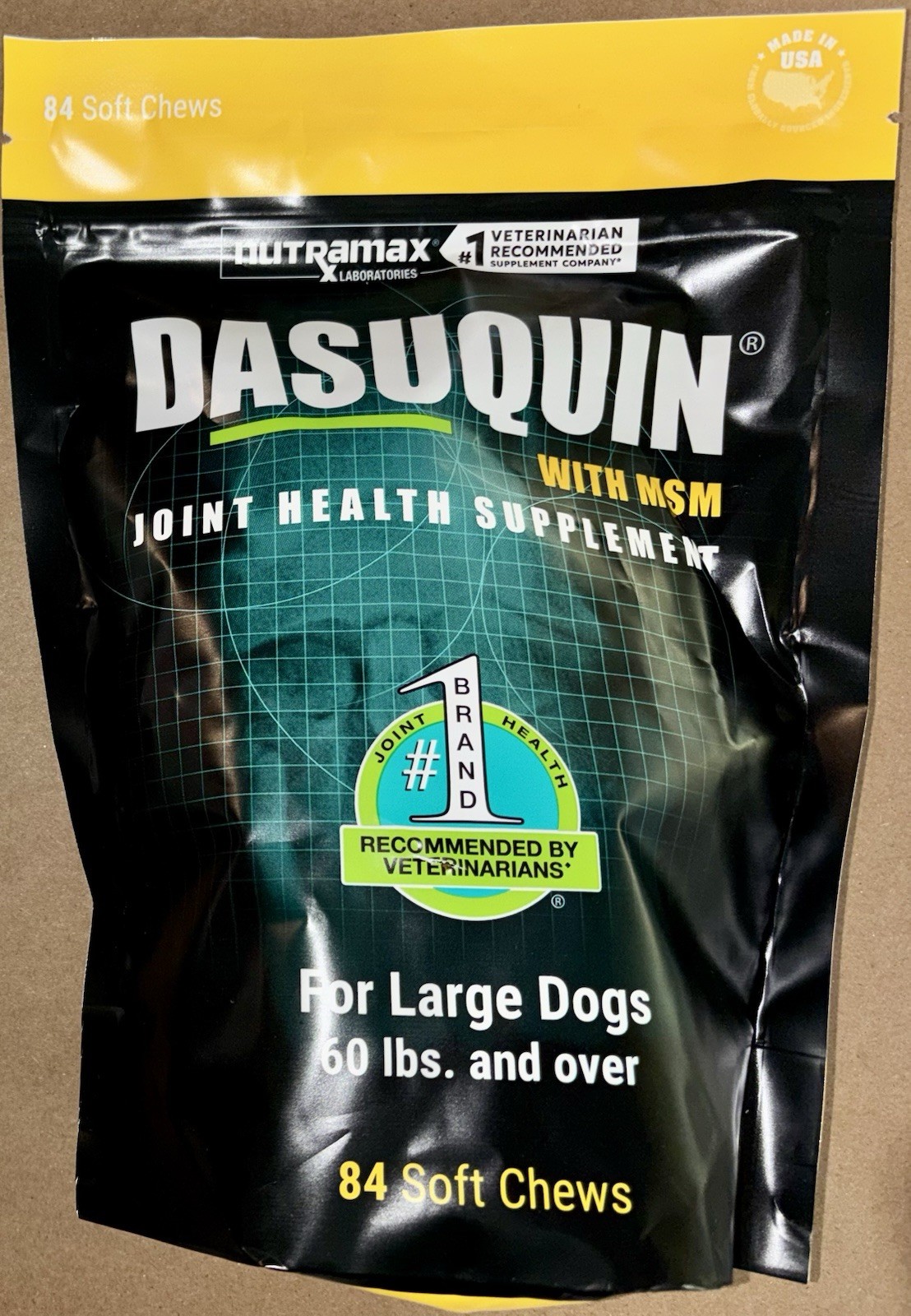 Nutramax Dasuquin with MSM Hip & Joint Supplements 84 Soft Chews Large Dogs NEW