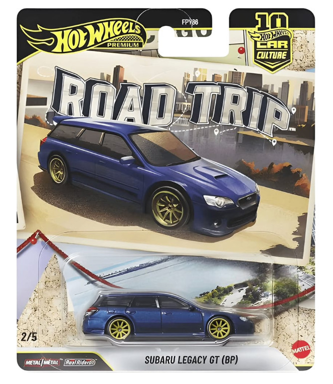 Hot Wheels (JDM) Subaru Legacy GT BP Road Trip 2026 1/64