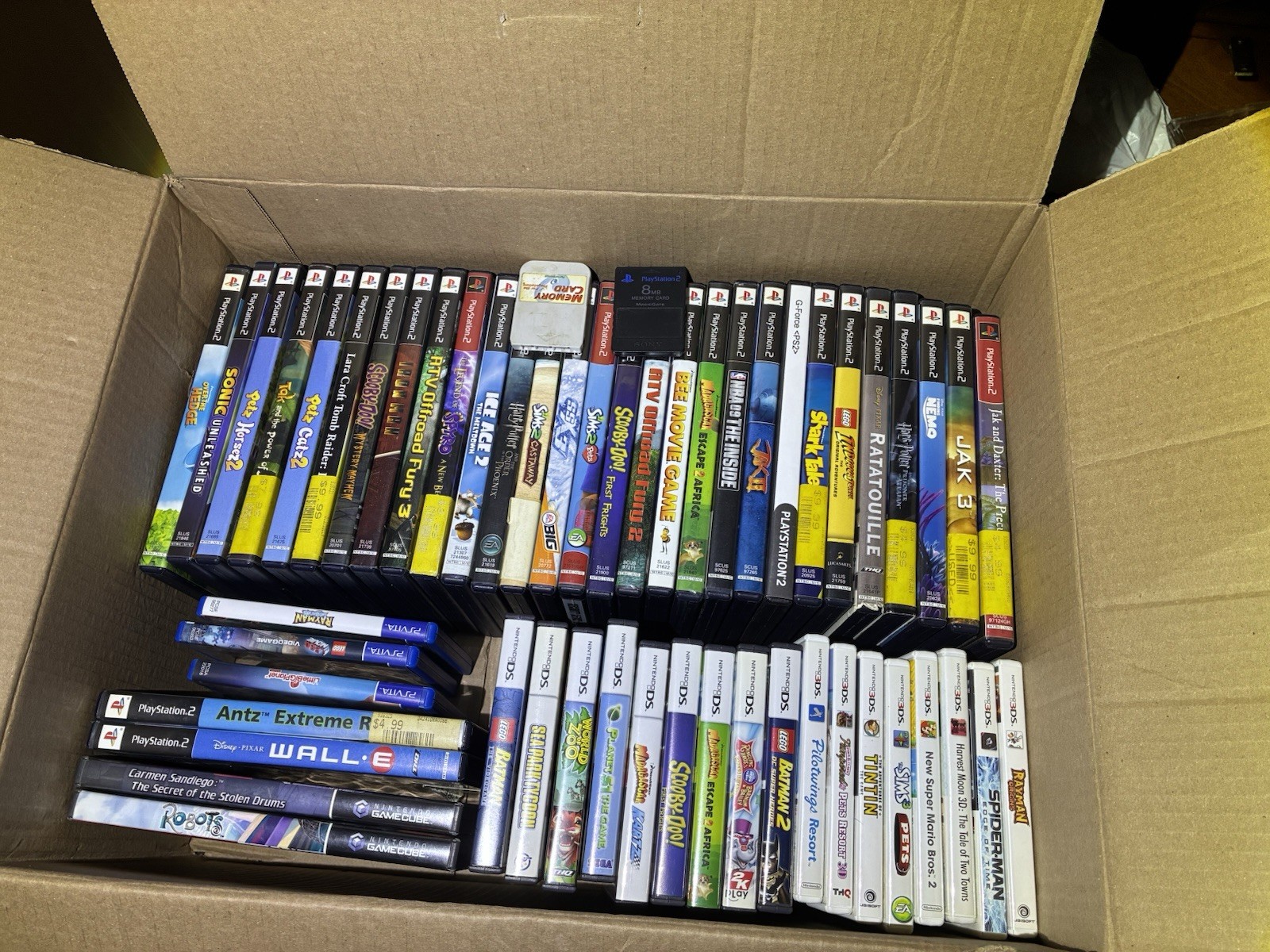 Box Of Of Games Ps2 , Game Cube , Ds Games And A Couple Psvita Games Box Of Of Games Ps2 , Game Cube , Ds Games And A Couple Psvita Games