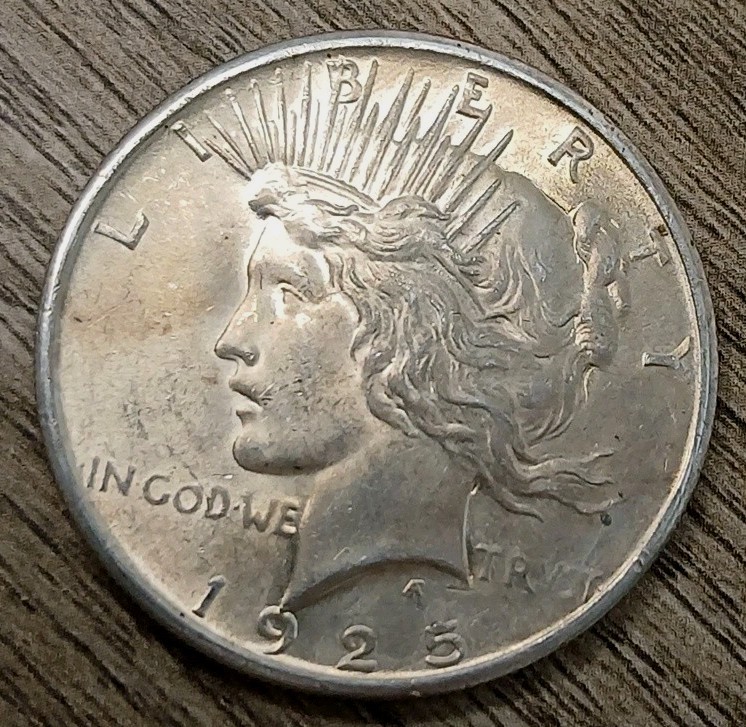 1925-P AU Peace Dollar - Low Shipping #2 1925-P AU Peace Dollar - Low Shipping #2