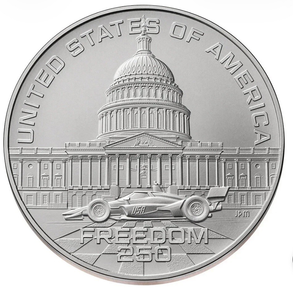 🔥2026 Freedom 250 Race Medal SEALED - Sold out at US Mint  In Hand  26DCRM